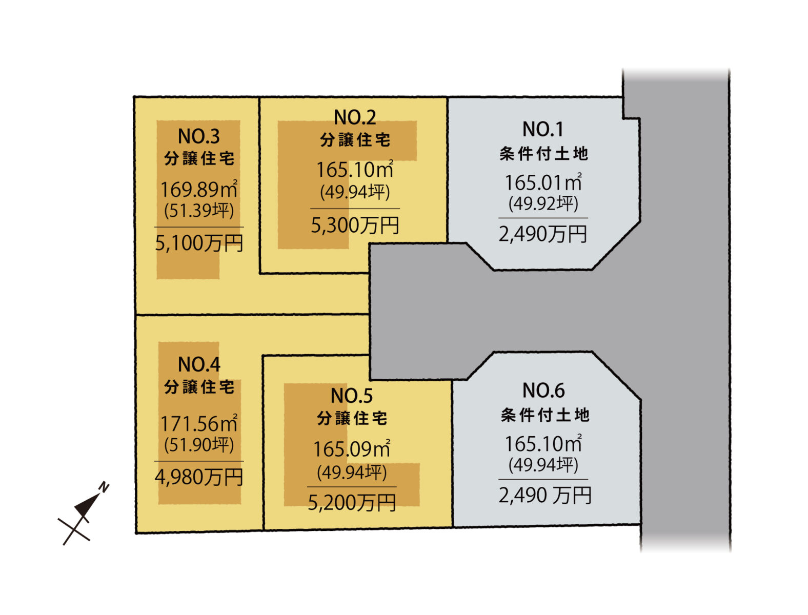 CLANES印西牧の原　全体区画図
